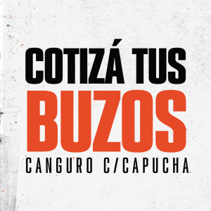cotiza tus buzos canguro